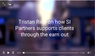Tristan Rice on supporting clients through the earn out
